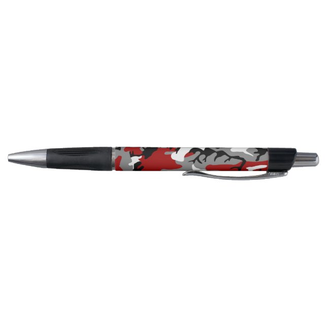 Red and Grey Camouflage, Military, Army (Bottom)
