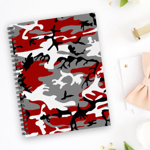 Red and Grey Camouflage, Military, Army Planner