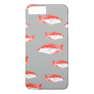 Red and grey fish Case-Mate iPhone case