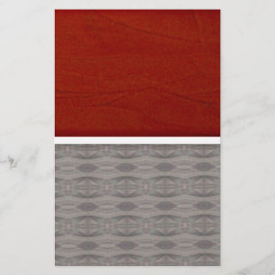 Red And Grey Graphic Stationery