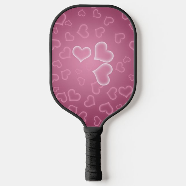 Red and Grey Pickleball Paddle (Front)