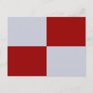 Red and Grey Rectangles Postcard