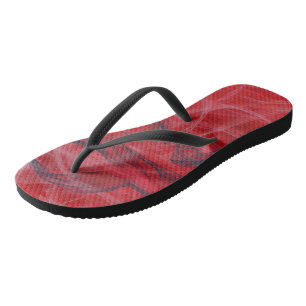 red and grey smoke jandals