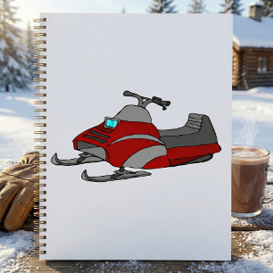 Red and Grey Snowmobile Planner