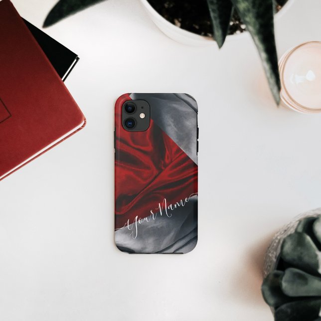 Red and grey textile iphone cases (Creator Uploaded)