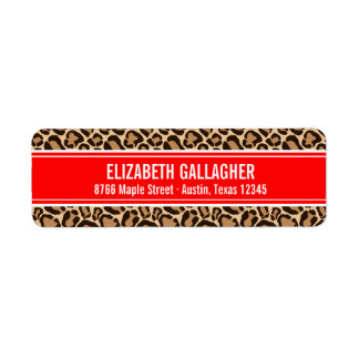 Red and Leopard Print