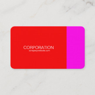 Red and magenta classy business cards