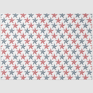 Red and Navy Nautical Series Design 16 Tissue Paper
