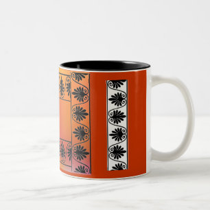 Red and Orange Border Mug