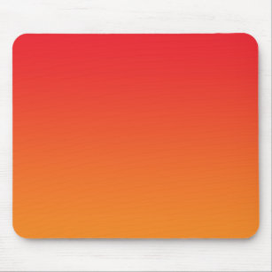 “Red And Orange Ombre” Mouse Pad