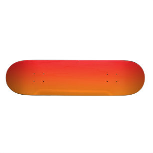 Red And Orange Ombre Skateboard