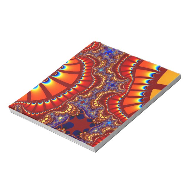 Red and Orange Remix Notepad (Rotated)