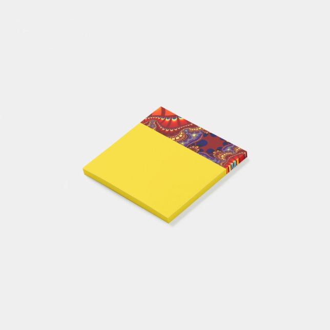 Red and Orange Remix Post-it Notes (Angled)