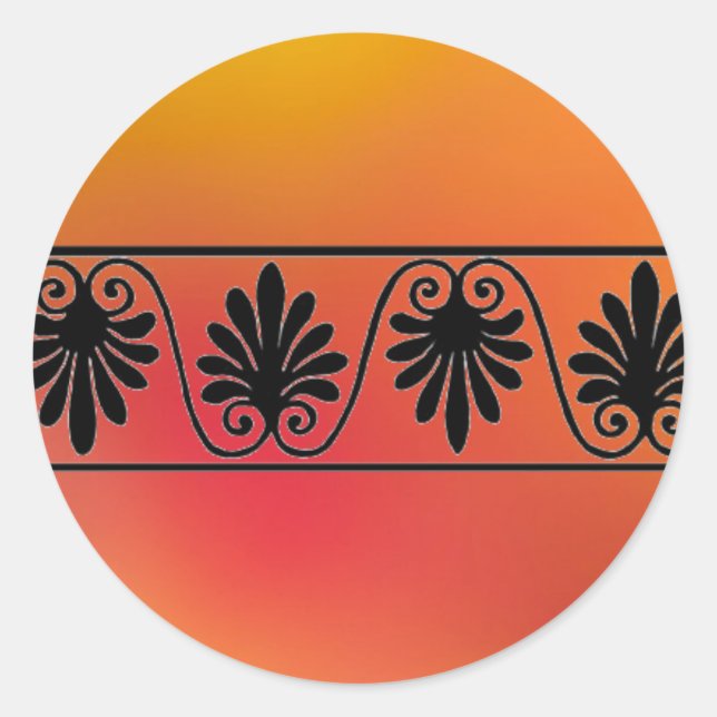 Red and Orange Sticker (Front)