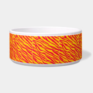 Red and Orange Zebra Striped