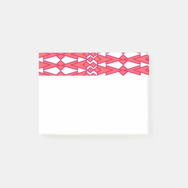 Red and Pink Bowties  Post-it Notes (Front)