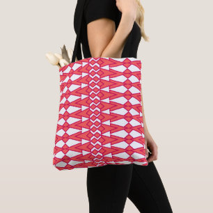 Red and Pink Bowties Tote Bag