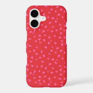 Red and Pink Ditsy Floral