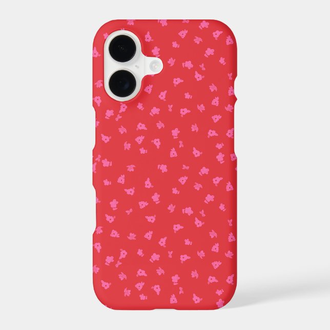 Red and Pink Ditsy Floral (Back)