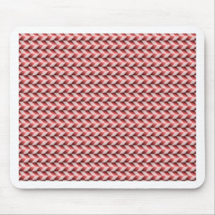 Red and pink geometric pattern mousepad