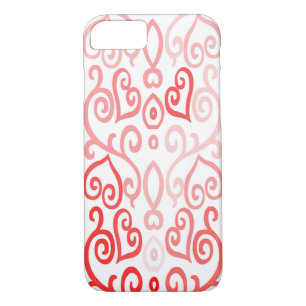 Red and Pink Heart Pattern Case-Mate iPhone Case