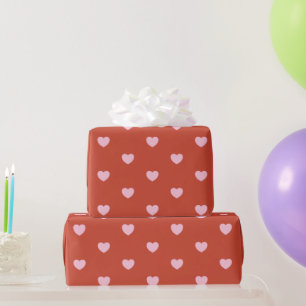 Red and Pink Heart Valentine’s Day  Wrapping Paper