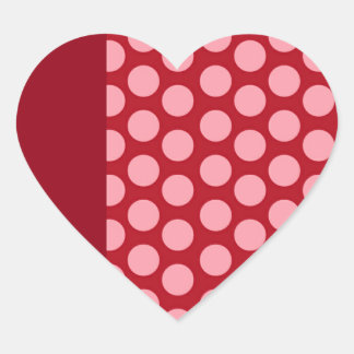 Red and Pink heart Valentine's Day Sticker