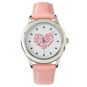 Red And Pink Hearts Watch