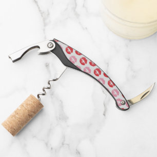 Red and Pink Lips, Pattern Of Lips, Lipstick, Kiss Corkscrew