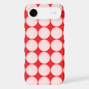 Red and Pink Polka Dot Pattern