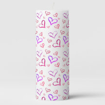 Red And Purple Hearts