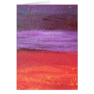 red and purple impression