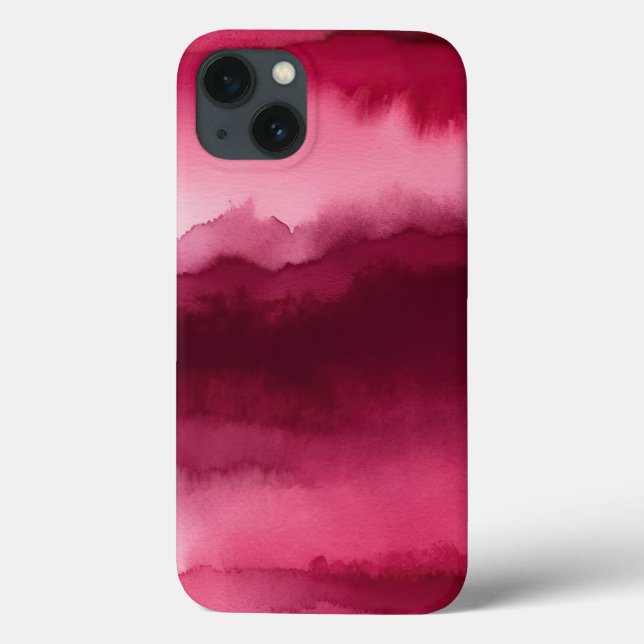 red and rose abstract Case-Mate iPhone case (Back)