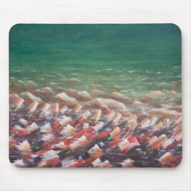 Red and Rose cooling 2012 Mouse Pad (Front)