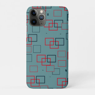 Red and Teal Squared Delight  Case-Mate iPhone Case