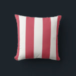 Red and White Awning Stripes Outdoor Pillow<br><div class="desc">Update tired looking garden and patio furniture with this Red and White Awning Stripes Outdoor Pillow, in a classic and timeless design. Each outdoor pillow is made from UV and mildew resistant polyester, designed to withstand the weather come rain or shine. Complete the look with coordinating designs from the mix...</div>