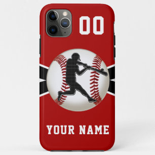 Red and White Baseball iPhone Cases, Newest to Old Case-Mate iPhone Case