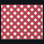 Red And White Buffalo Plaid Wrapping Paper<br><div class="desc">Rustic buffalo plaid wrapping paper in red and white.Perfect for  winter holiday gift wrapping!</div>