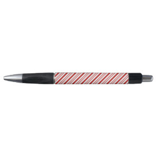 Red and White Candy Cane Pen