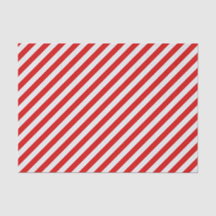 Red and white candy cane stripe  tissue paper