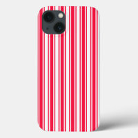Red and white candy stripes Case-Mate iPhone case