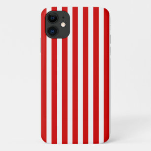 Red and white candy stripes Case-Mate iPhone case