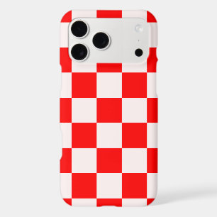 Red and White Chequered Pattern