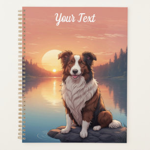 Red and White Collie by Lake Planner