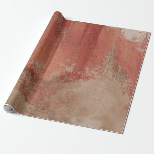 RED AND WHITE CONCRETE WALL WRAPPING PAPER