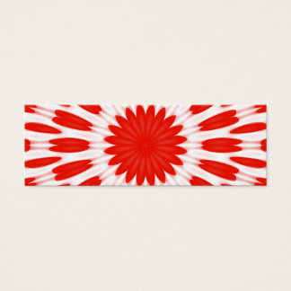 Red and White Floral Pattern
