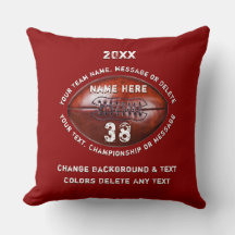 Red and White, Football Gifts or Your Colour, Text