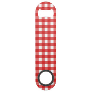 Red and white gingham