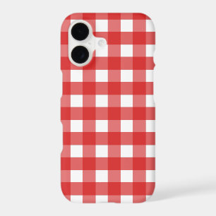 Red and white gingham
