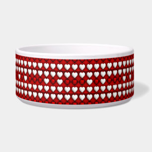 Red And White Heart Pattern